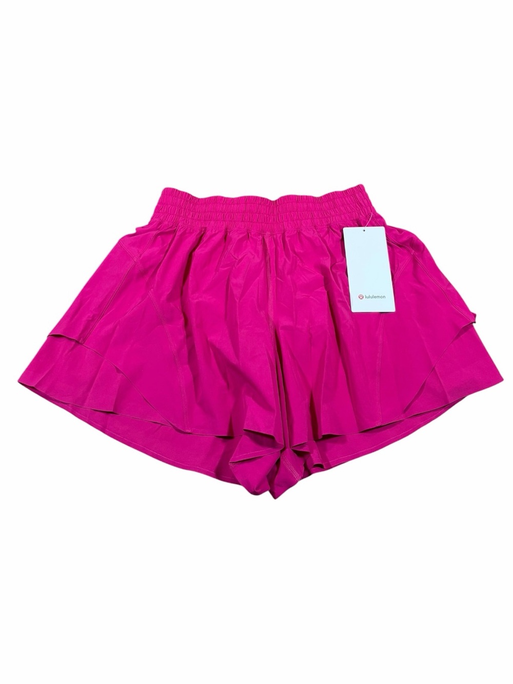 NWT Lululemon Shake It Out High-Rise Running Short 4" (Pink Flare) Size M